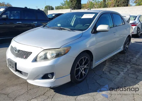 2009 Toyota Corolla S из США, поврежденный, VIN 2T1BU40E99C004048